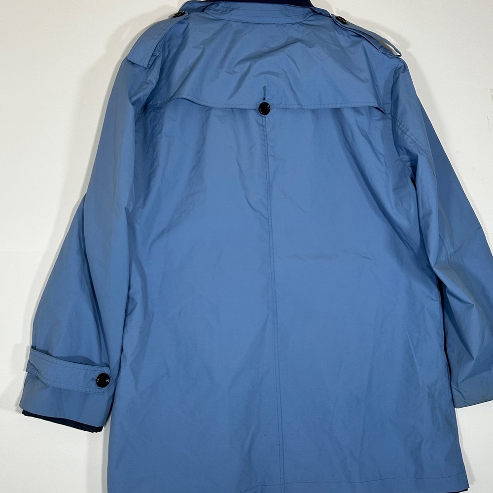 Disney Worldwide Unisex Cast Member Blue Trench Jacket Size XL Employee Coat - Picture 13 of 16